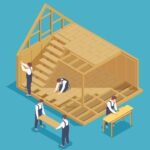 Etapele construcției unei case din lemn de la fundație la acoperiș